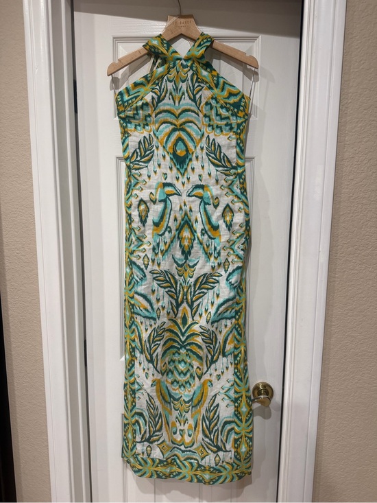 FARM Rio Dresses & Skirts - NWT FARM Rio Green & Yellow Halter Dress